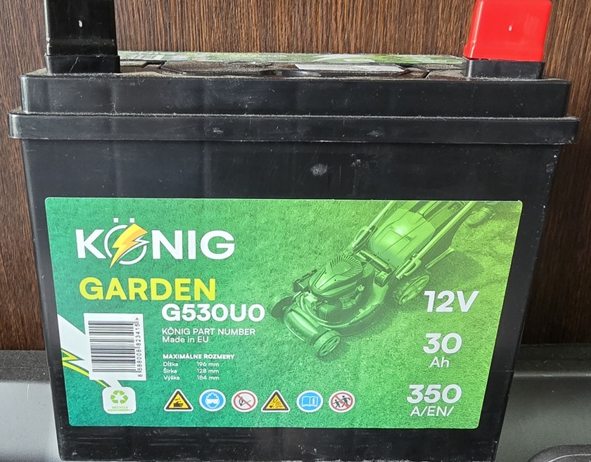 KÖNIG GARDEN 12V 30Ah 350A