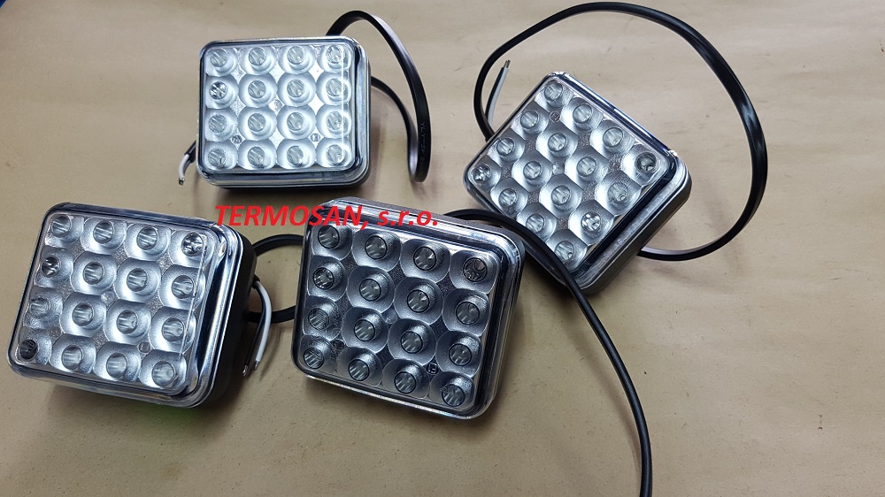 LED Svetlo zadné hmlovka kocka FT-40 12/36V