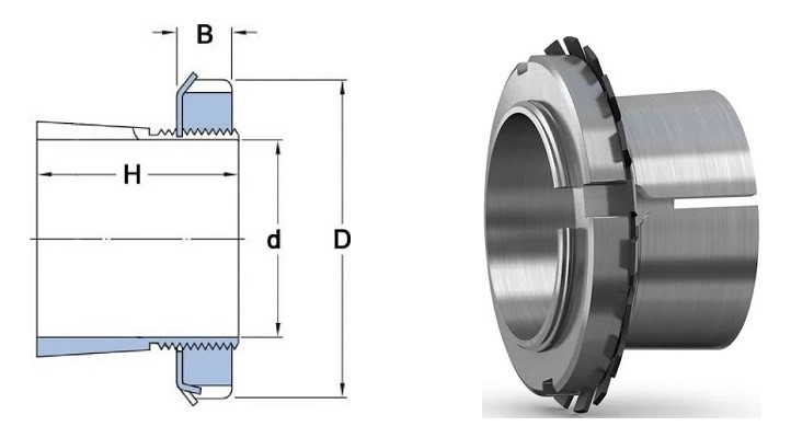 Upínacie puzdro H 318 ZVL 