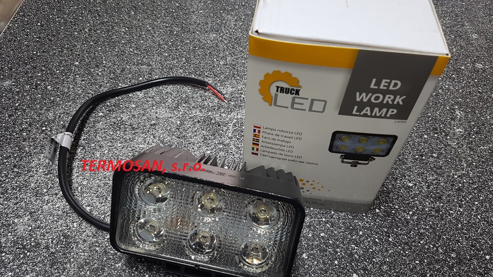 Reflektor pracovný 1200lm 6xLED