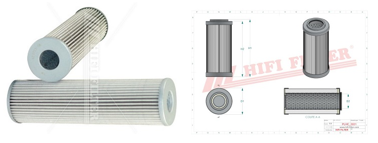 Hydraulický filter SH78015=16.420.901 FORTERA