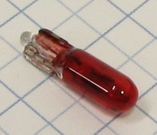 Žiarovka 12V 1,2W W2x4,6d červená NARVA