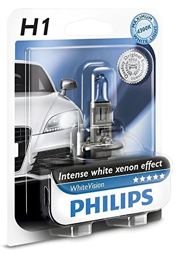 Žiarovka 12V H1 55W P14,5s WhiteVision blister 1ks