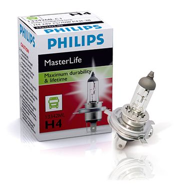 Žiarovka 24V H4 75/70W P43T MasterLife PHILIPS