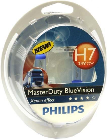 Žiarovka 24V H7 70W PX26d MasterDuty BlueVisio 2ks