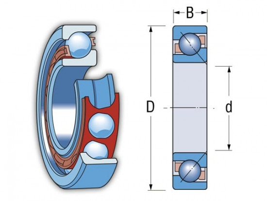6215 2Z C3 ložisko FAG    