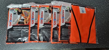 Bezpečnostná vesta oranžová SHERON