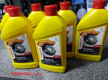 Brzdová kvapalina DOT3 SHERON (500 ml)