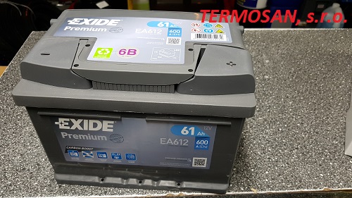 Akumulátor Premium EA612  61Ah  