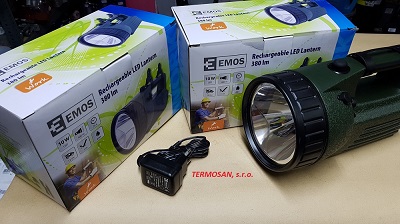 Lampáš nabíjateľný LED EMOS typ 3810 - 10W 