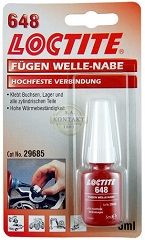 Upevňovač ložísk, púzdier 648/  5ml tepel.odol.