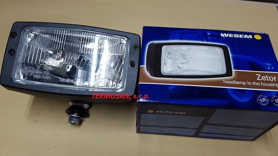 Reflektor H4 Zetor so zadným krytom 