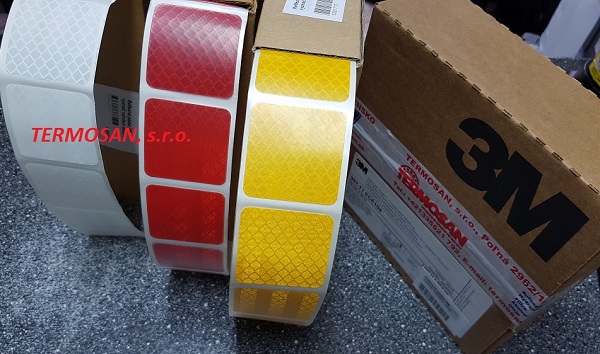 Reflexná páska 3M vyznačenie plachiet delená 