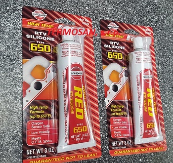 Silikónové tesnenie červené od -73°C do +343°C 85g