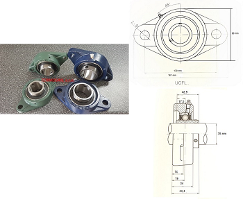 UCFL 207 ložisko CX  