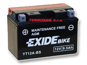 Akumulátor YT12A-BS 12V 9,5Ah 120A