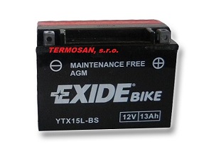 Akumulátor ETX15L-BS 12V 13Ah 230A