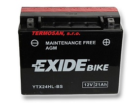 Akumulátor YTX24HL-BS 12V 21Ah 350A